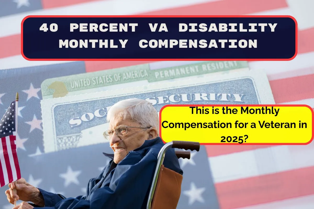 40 Percent VA Disability: This is the New Monthly Compensation for a Veteran in 2025?