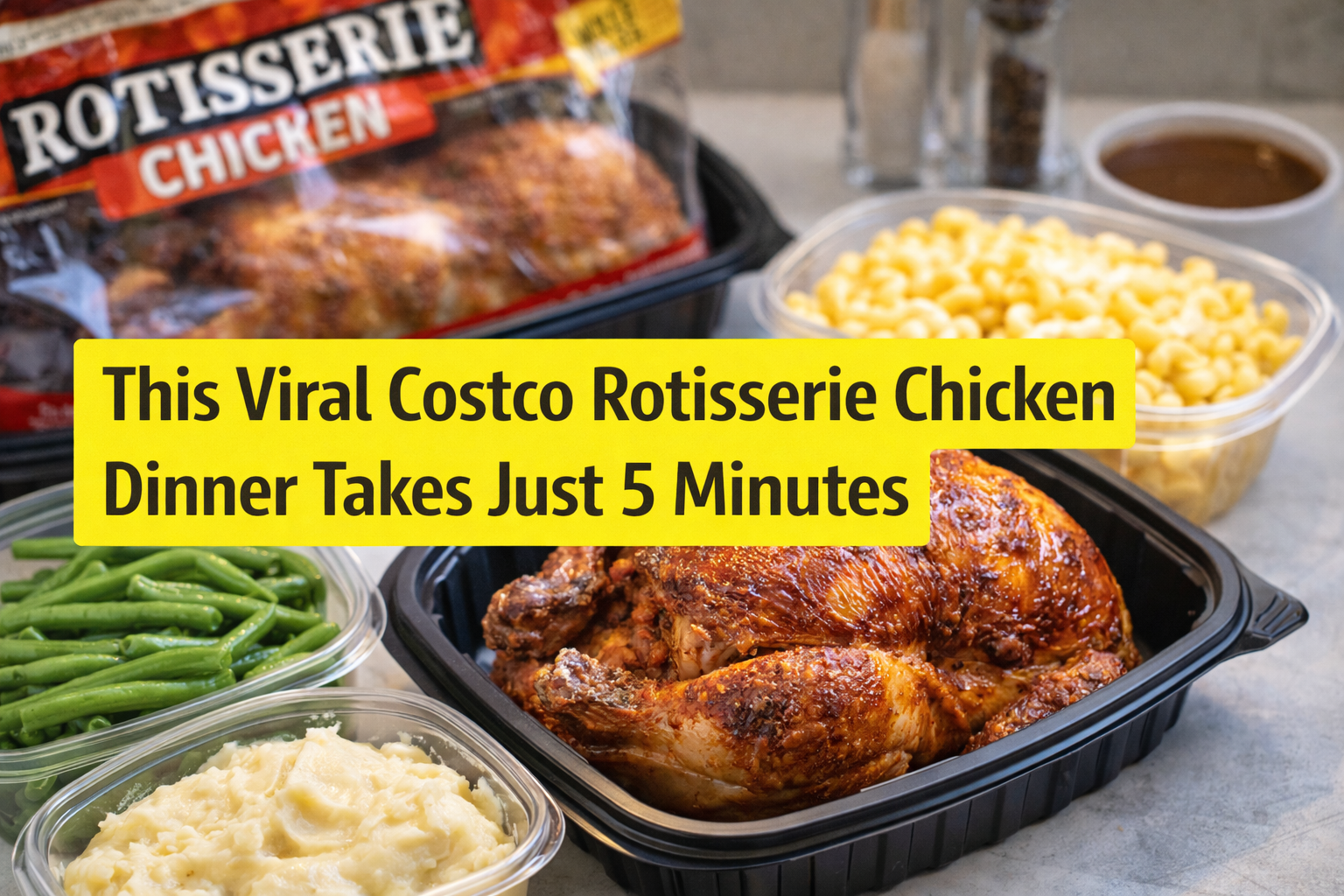 This Viral Costco Rotisserie Chicken Dinner Takes Just 5 Minutes