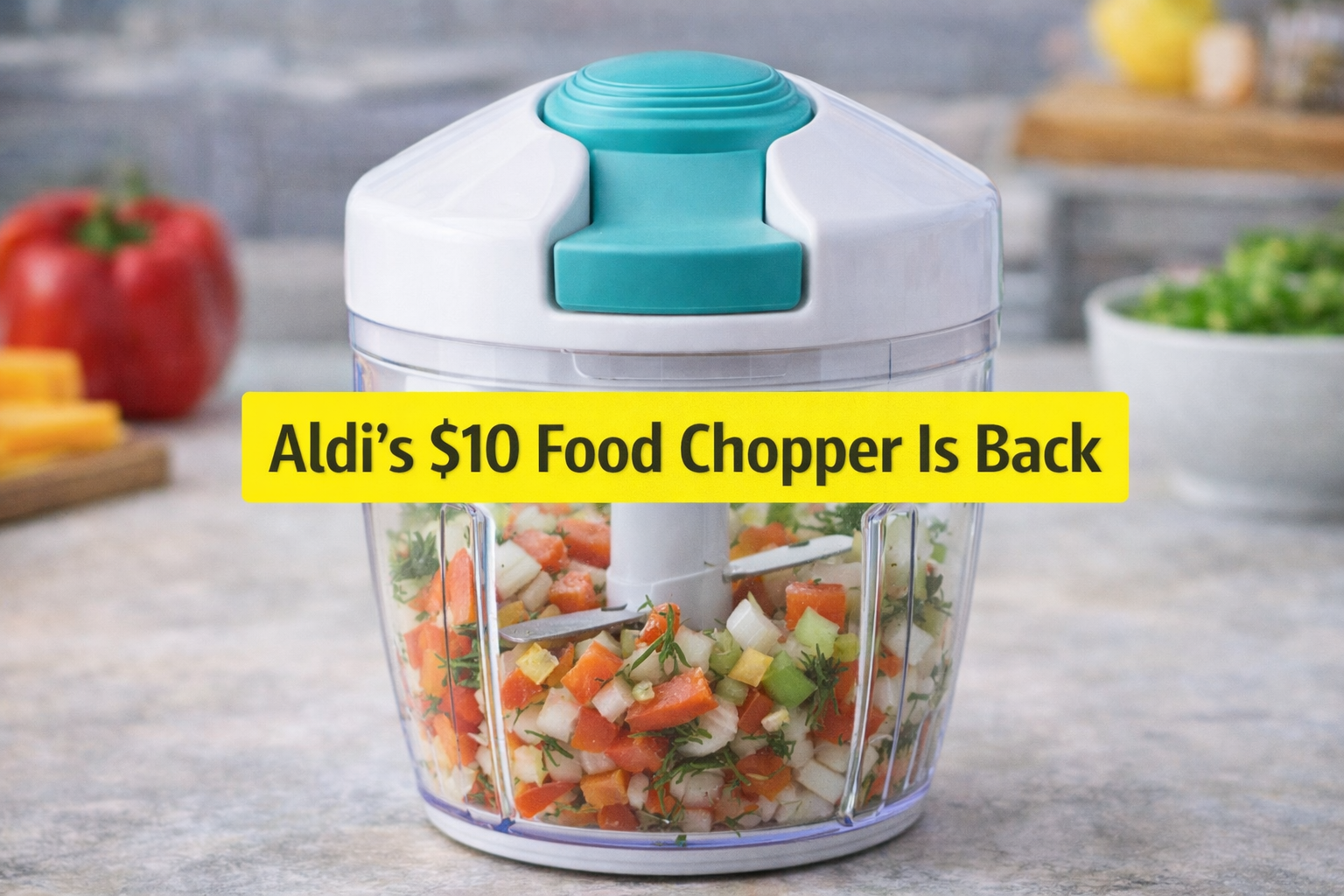 Aldi's $10 Food Chopper