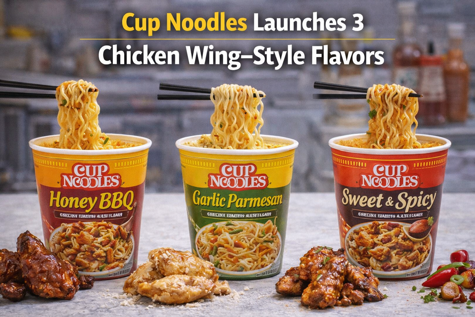 Cup Noodles Chicken Wings