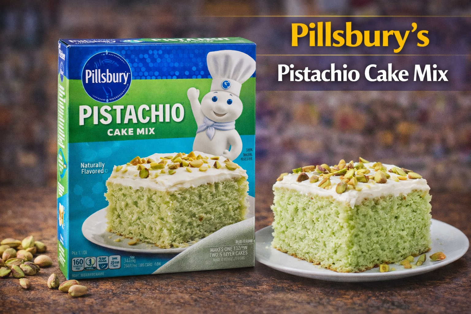 Pillsbury’s Pistachio Cake Mix