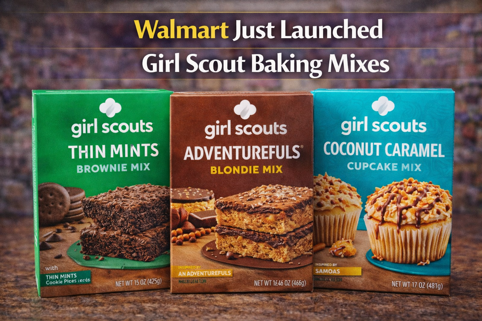 Girl Scout Baking Mixes