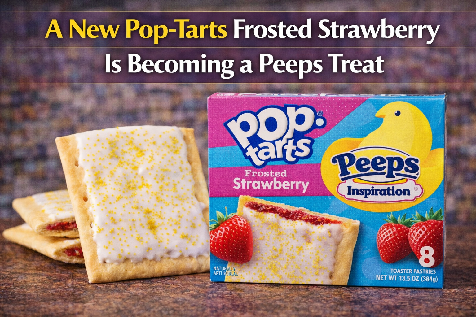 New Pop-Tarts Frosted Strawberry Flavor