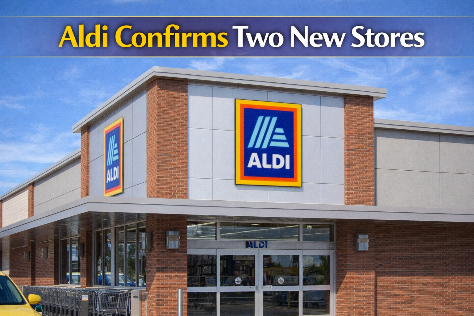 Aldi Confirms Two New Stores