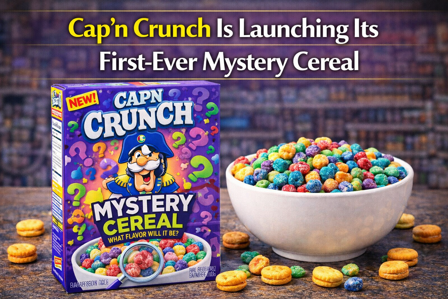 Cap’n Crunch Mystery-Flavored Products