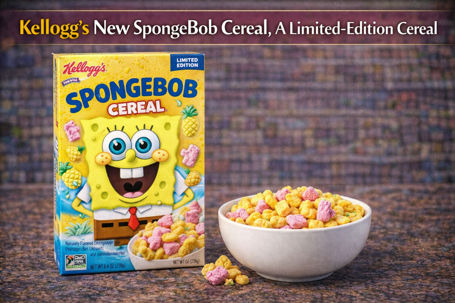 Kellogg’s New SpongeBob Cereal